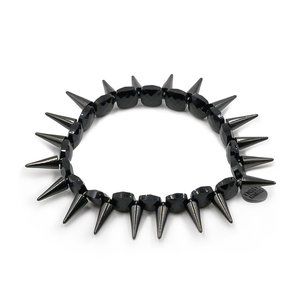 NWT! Kinsley Armelle Spike Collection Black Ezra Bracelet